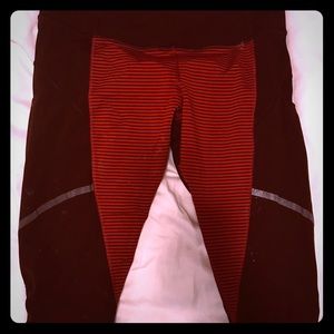 Lululemon Running crops Sz 8